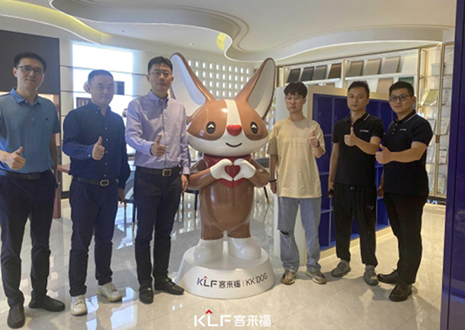 热烈欢迎中国建博会领导一行莅临银河官网智能科技股份有限公司参观指导！
